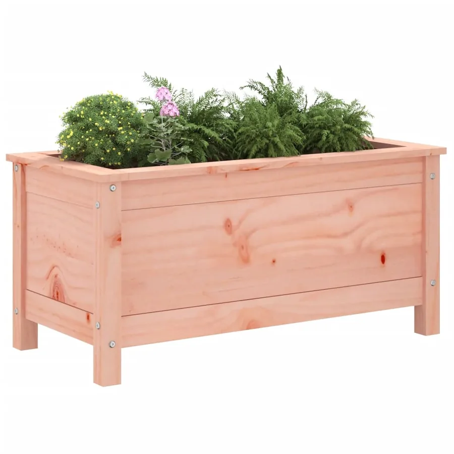 Jardinière 82,5x40x39 cm bois massif douglas - 3