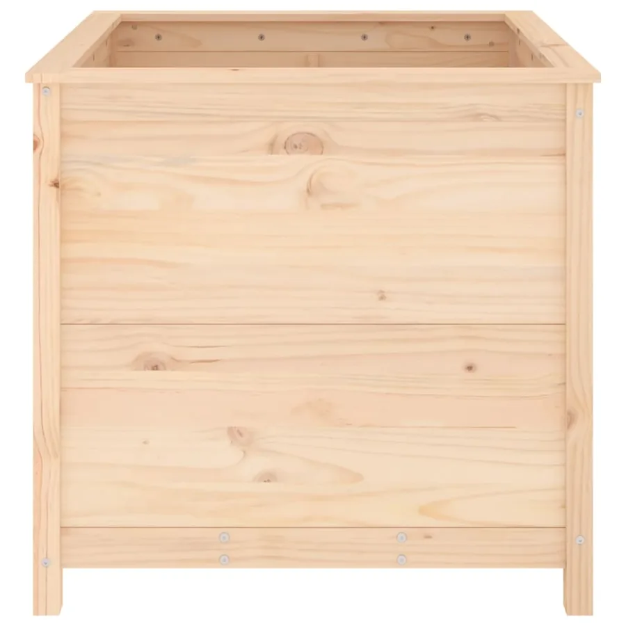 Jardinière 82,5x82,5x78 cm bois de pin massif - 5