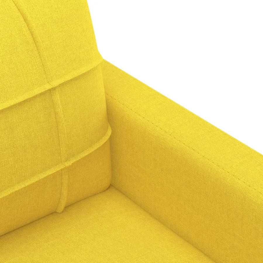 Fauteuil Jaune clair 60 cm Tissu - 6