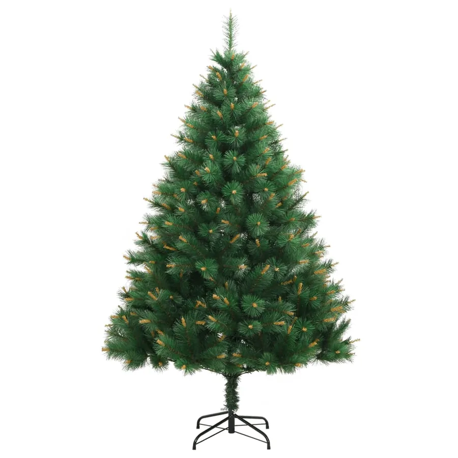 Sapin de Noël artificiel à charnières avec support 210 cm - 2