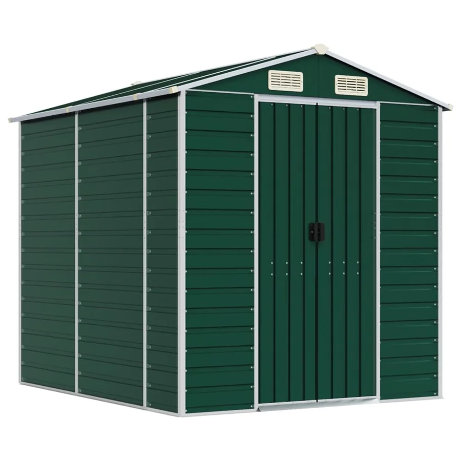 Abri de jardin Vert 191 x 215 x 198 cm Acier galvanisé - 2
