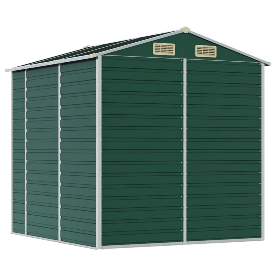 Abri de jardin Vert 191 x 215 x 198 cm Acier galvanisé - 7