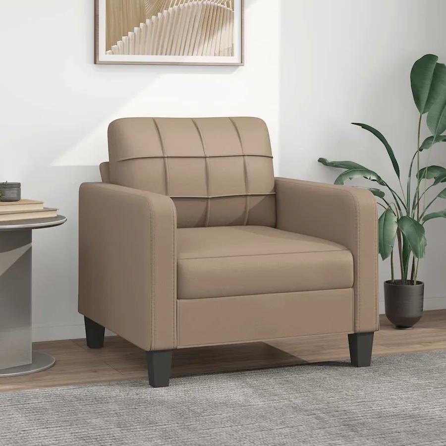 Fauteuil Cappuccino 60 cm Similicuir