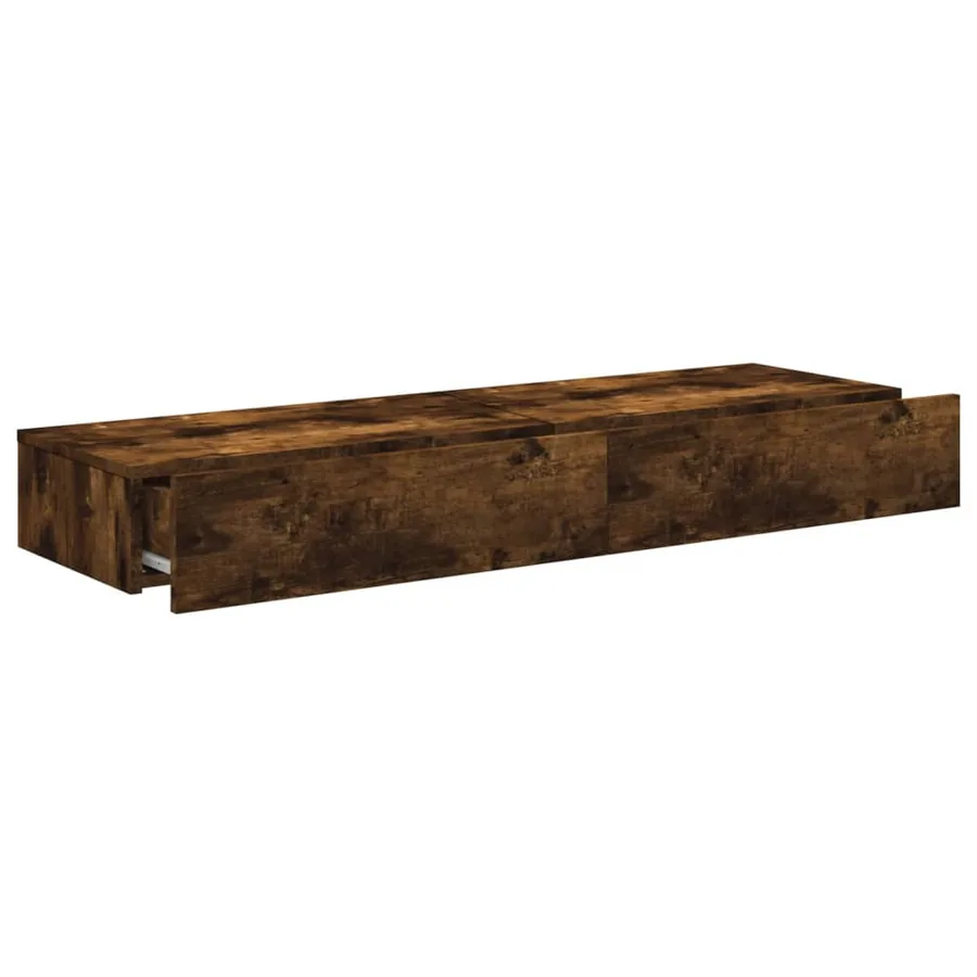 Meubles TV avec lumières LED 2 pcs chêne fumé 60x35x15,5 cm - 7