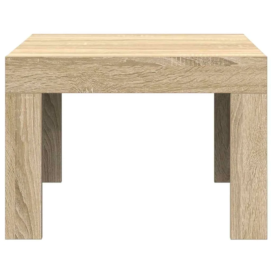 Table basse Chêne sonoma 50x50x35 cm Bois d'ingénierie - 5