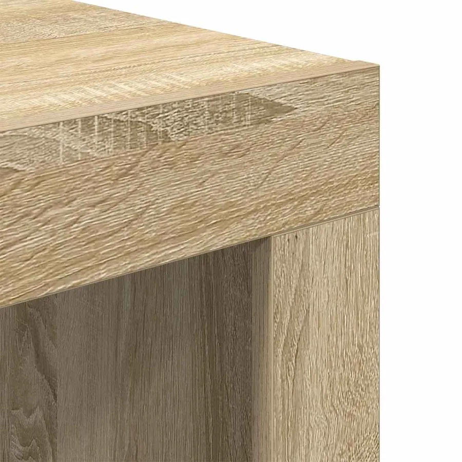 Table basse Chêne sonoma 50x50x35 cm Bois d'ingénierie - 8