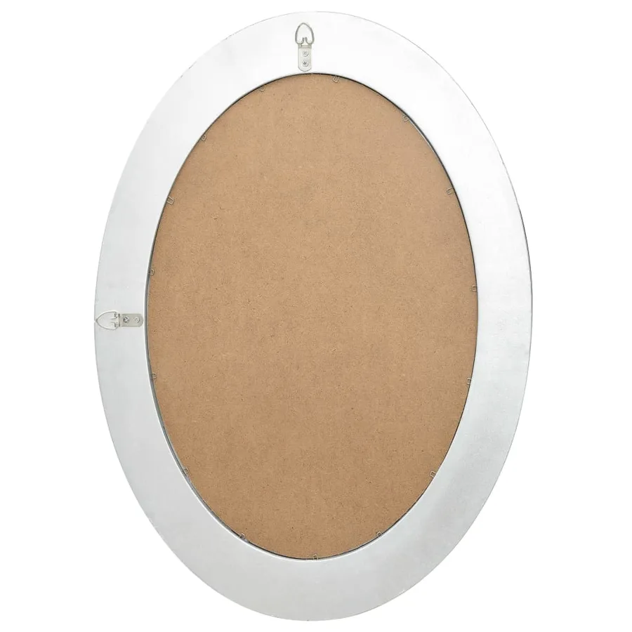 Miroir mural style baroque 50x70 cm Argenté - 4