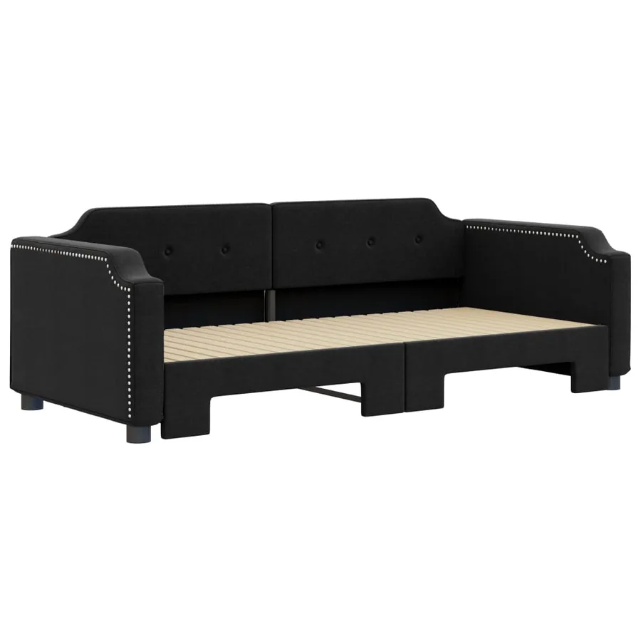 Lit de jour avec gigogne sans matelas 80x200 cm - 3