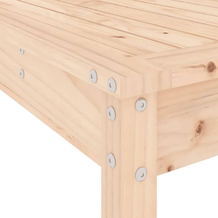 Ensemble de bar de jardin 9 pcs Bois de pin massif - 7