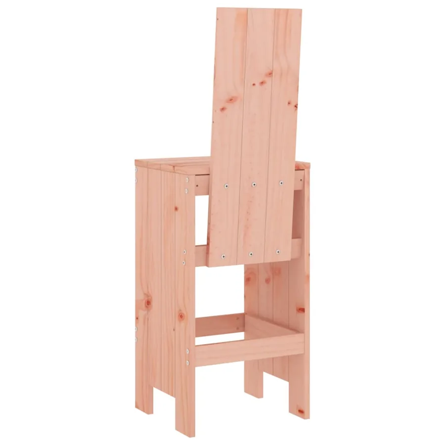 Tabourets de bar lot de 2 40x42x120 cm bois massif douglas - 6