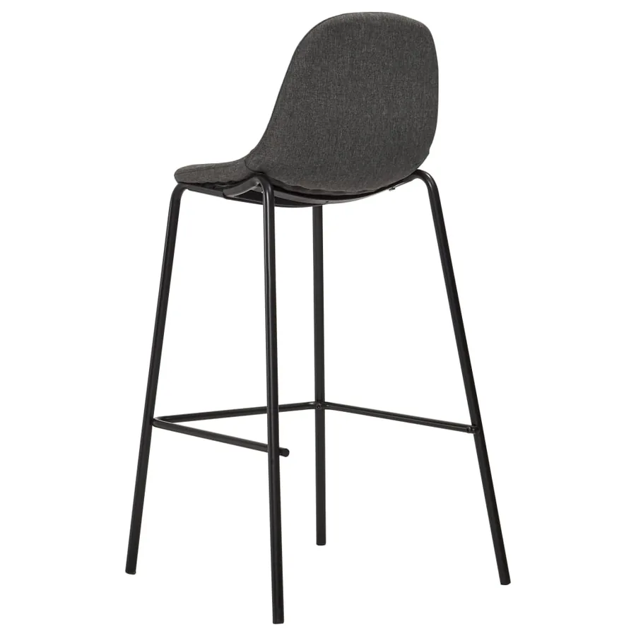 Ensemble de bar 3 pcs Tissu Gris foncé - 10