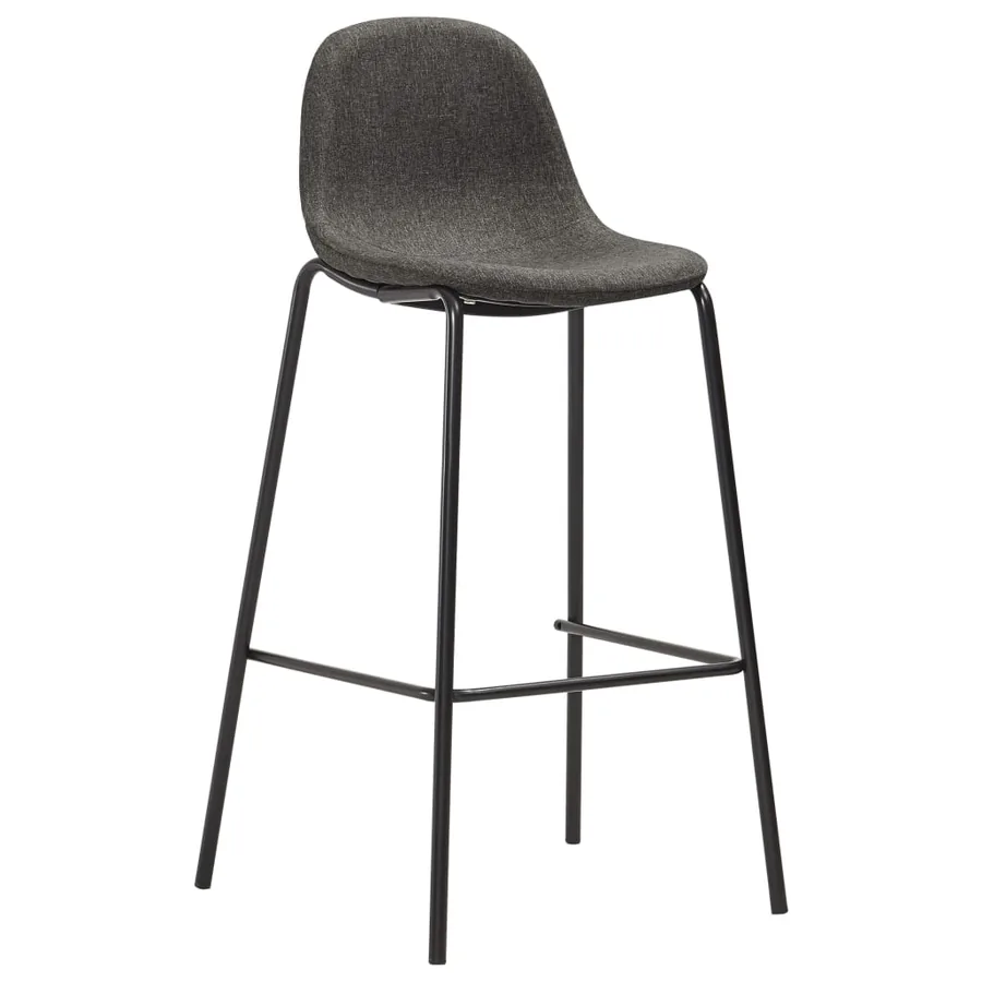 Ensemble de bar 3 pcs Tissu Gris foncé - 7