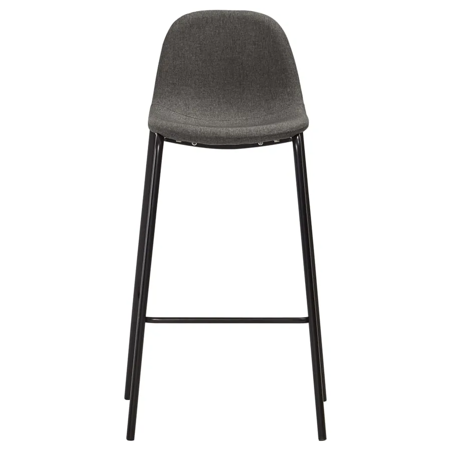 Ensemble de bar 3 pcs Tissu Gris foncé - 8