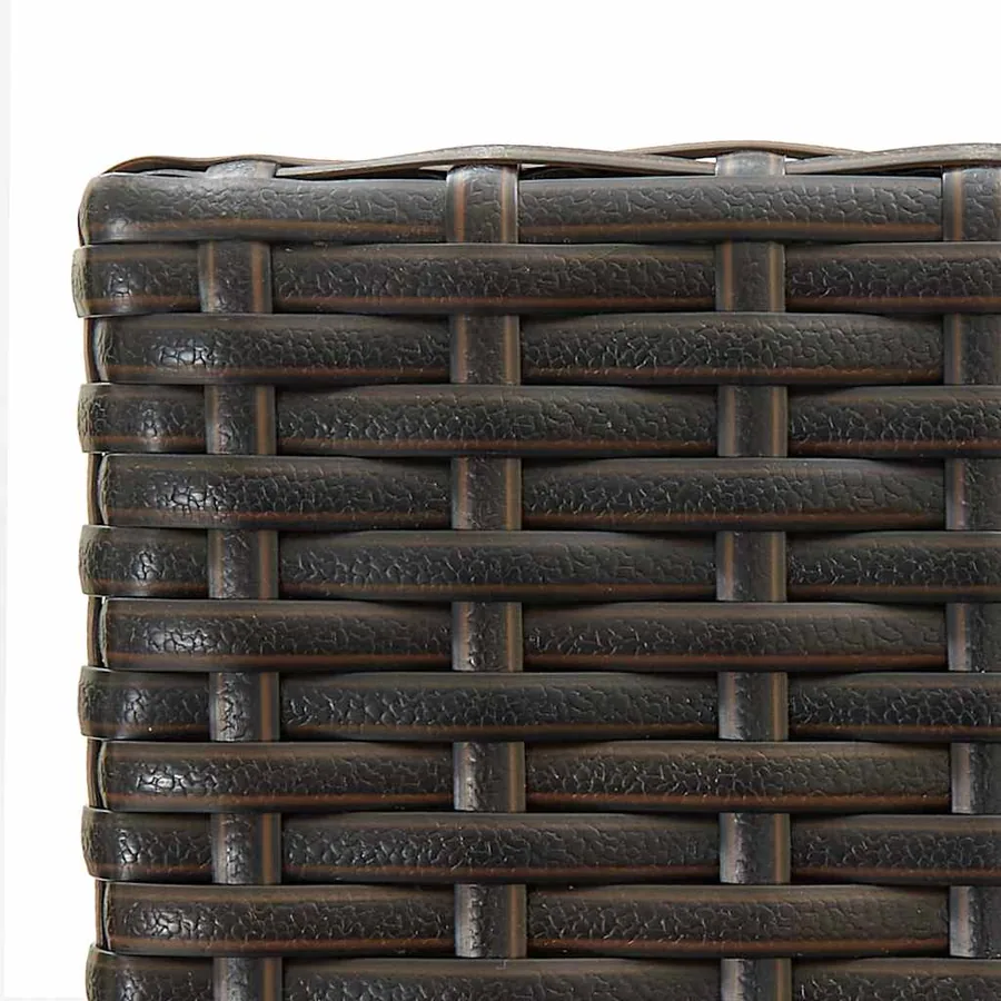 Ensemble de bar de jardin 9 pcs Marron - 10
