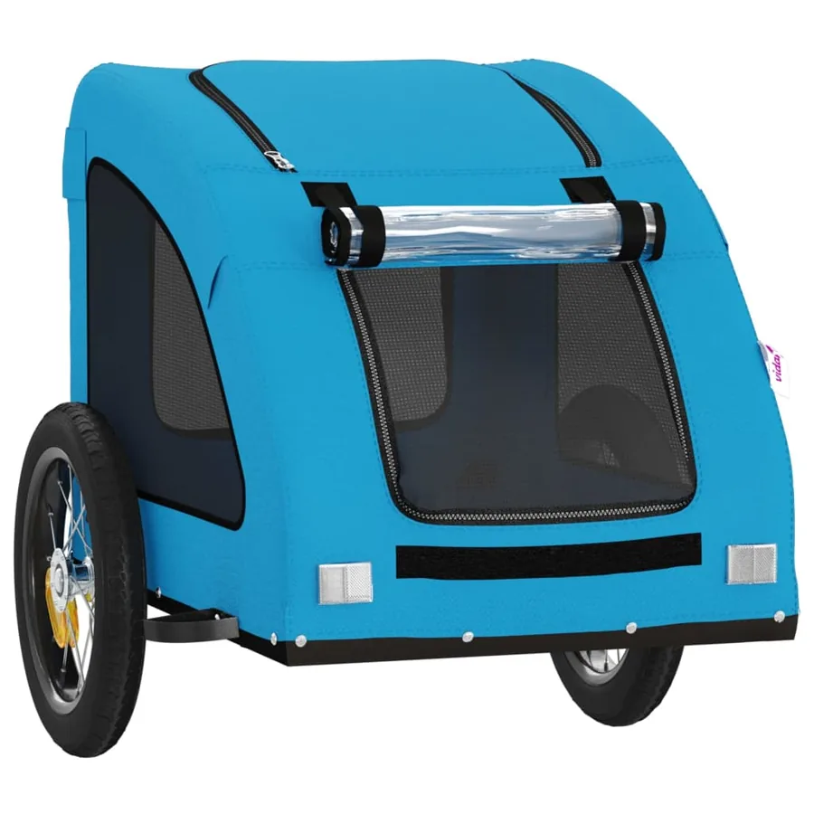 Remorque de vélo pour animaux de compagnie bleu - 5