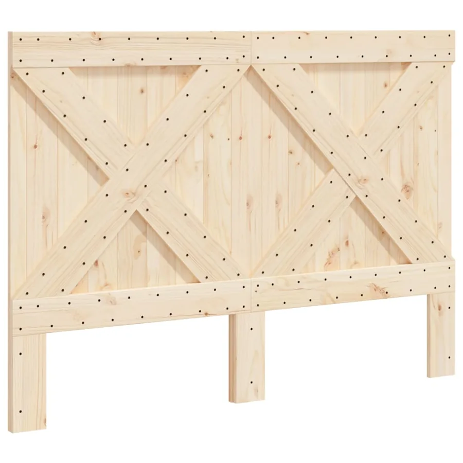 Tête de lit 140x104 cm bois massif de pin - 2