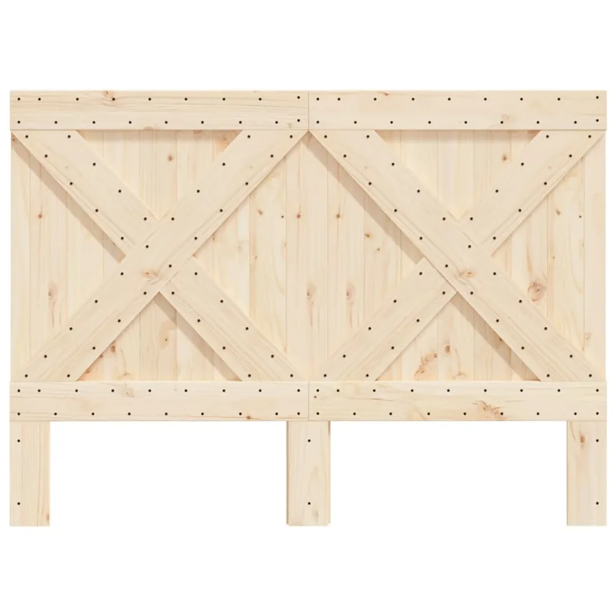 Tête de lit 140x104 cm bois massif de pin - 3