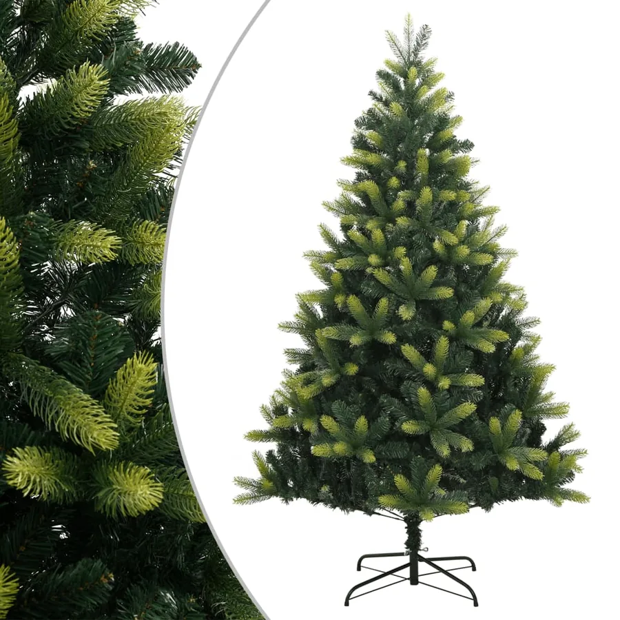 Sapin de Noël artificiel à charnières avec support 240 cm