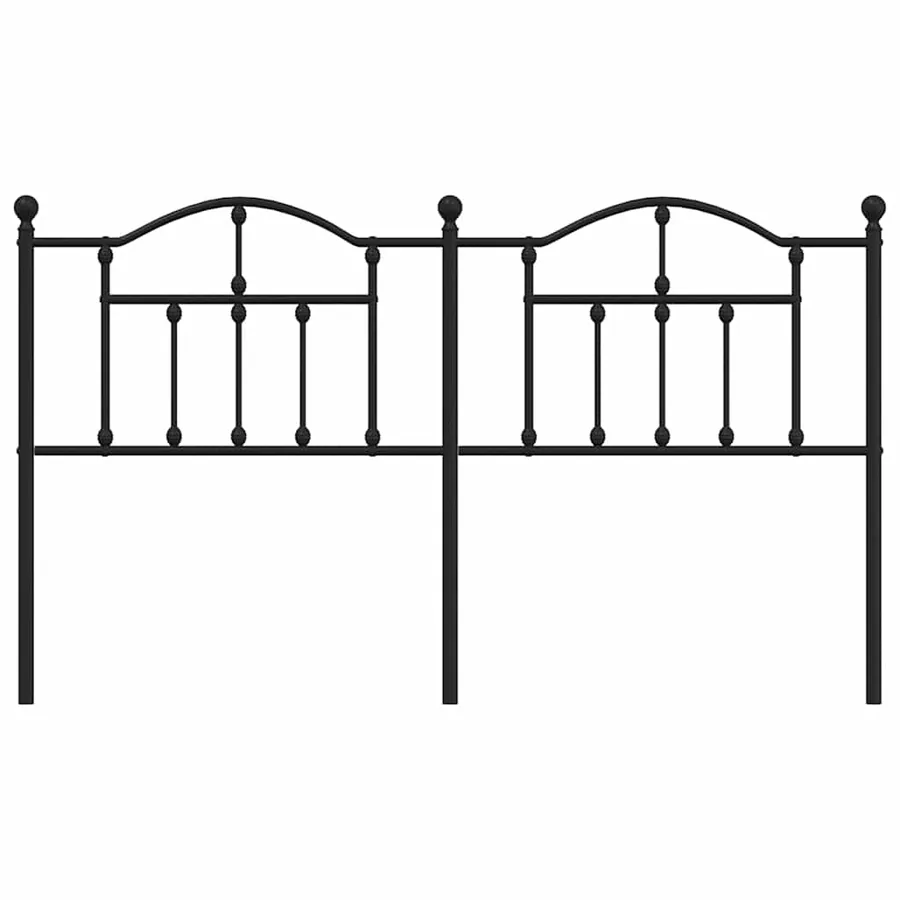 Tête de lit de remplacement métal noir 180 cm - 4