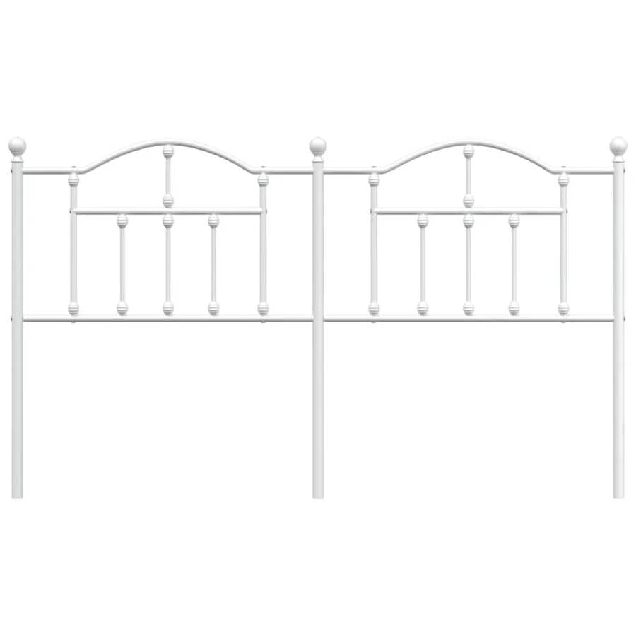 Tête de lit de remplacement métal blanc 180 cm - 4