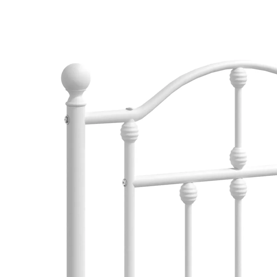 Tête de lit de remplacement métal blanc 200 cm - 5