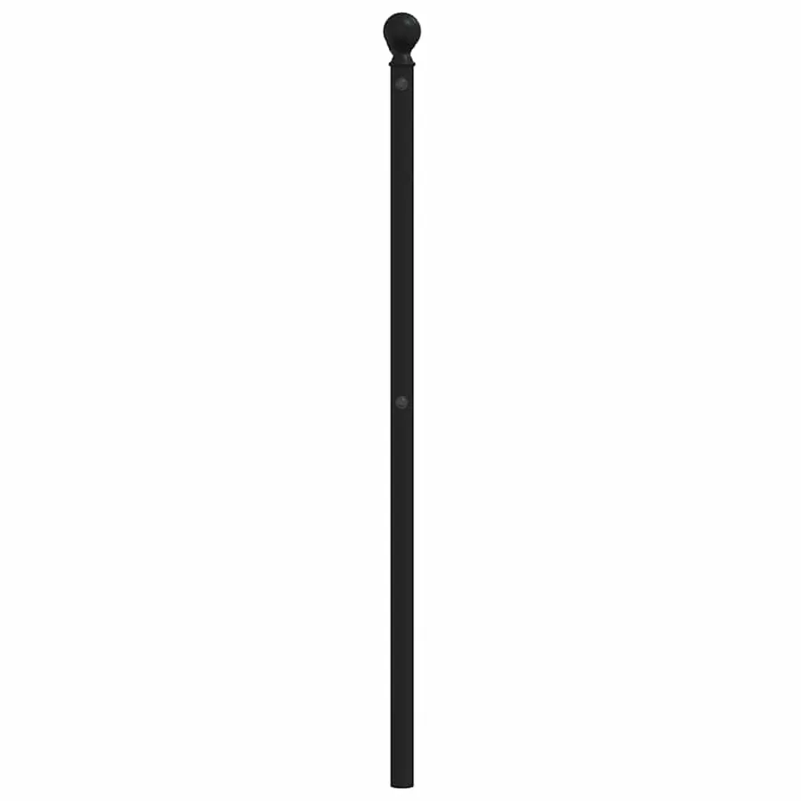 Tête de lit de remplacement métal noir 200 cm - 4