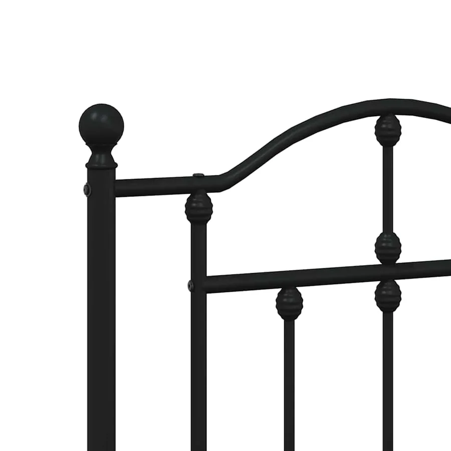 Tête de lit de remplacement métal noir 200 cm - 5