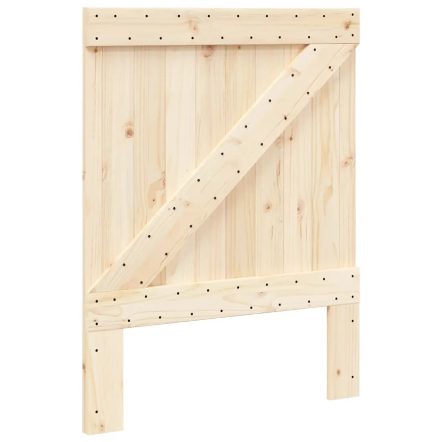Tête de lit 80x104 cm bois massif de pin - 2