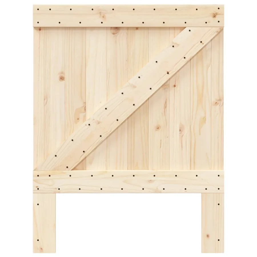 Tête de lit 80x104 cm bois massif de pin - 3