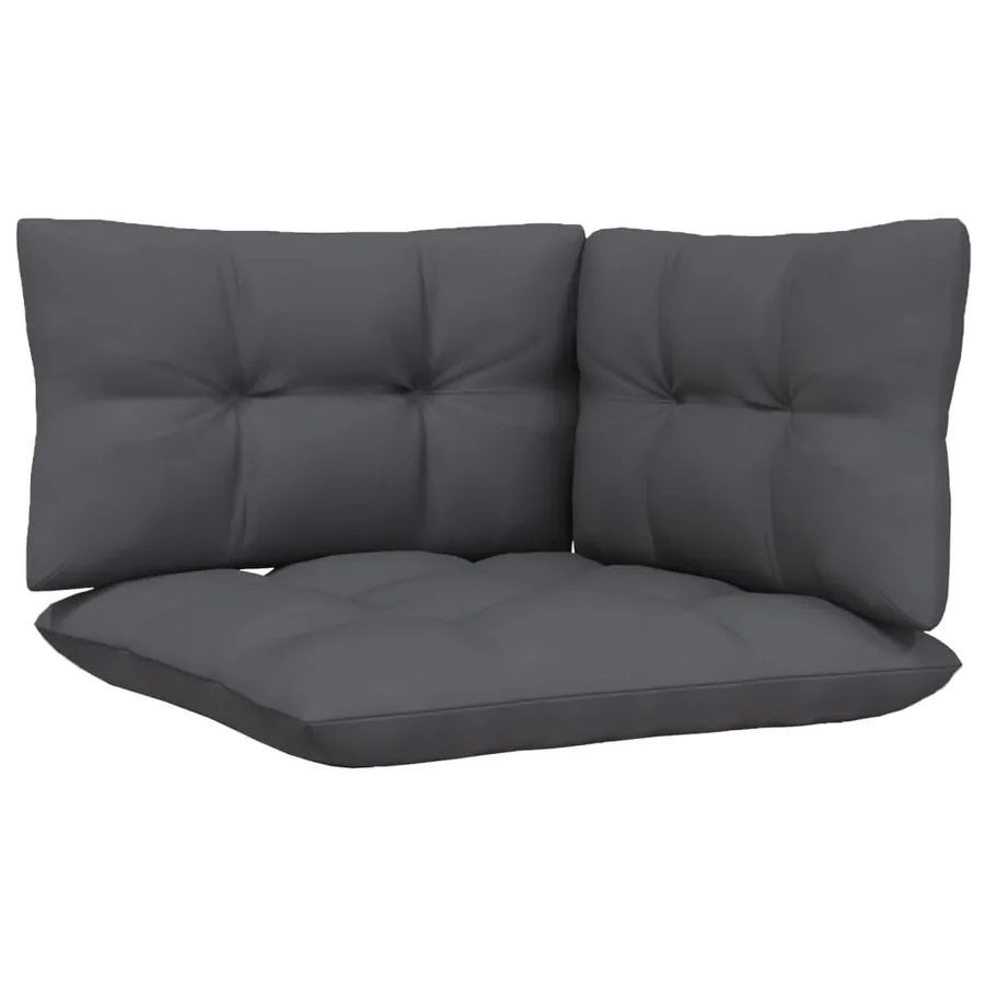Salon de jardin 8 pcs avec coussins Bois de pin massif - 5