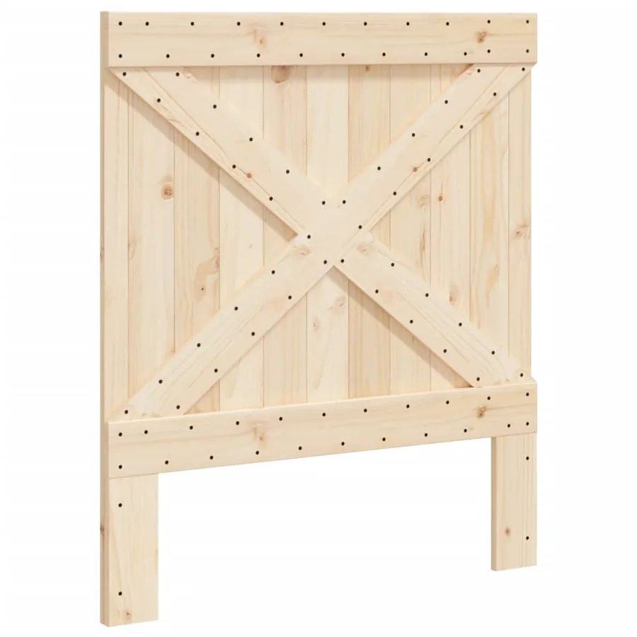 Tête de lit 90x104 cm bois massif de pin - 2