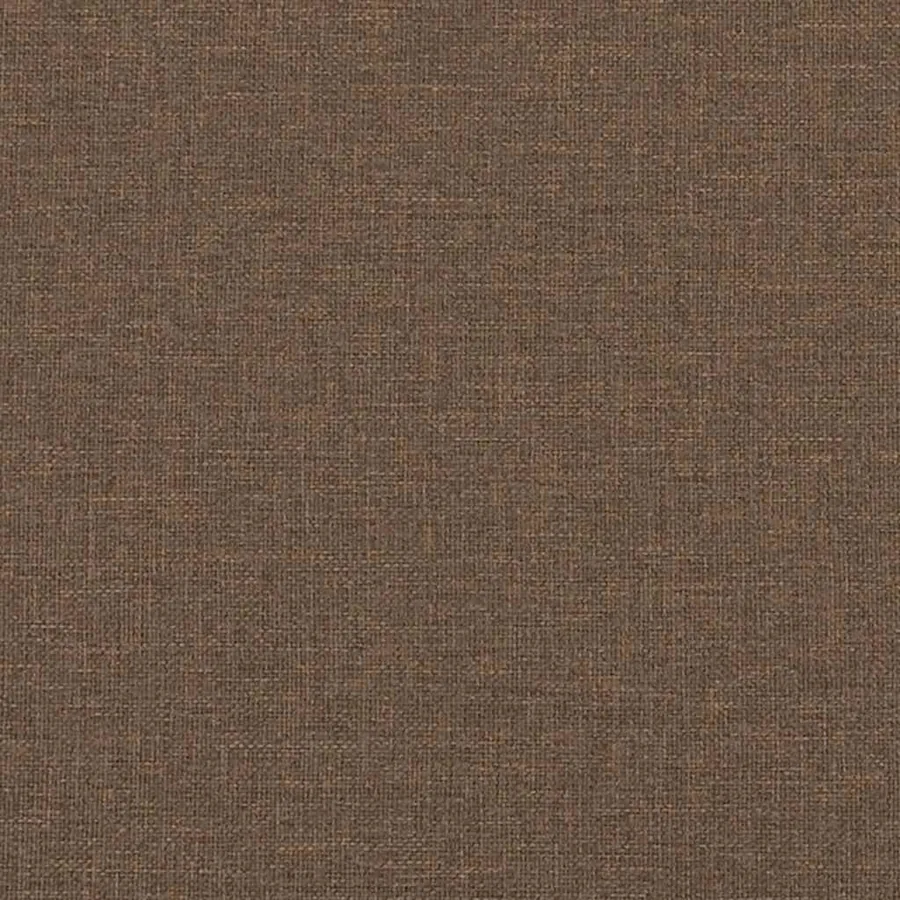 Canapé à 2 places Marron 140 cm Tissu - 7