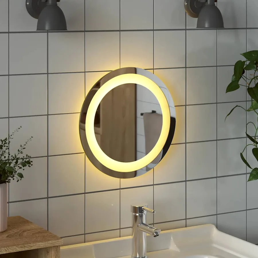 Miroir de salle de bain à LED 30 cm rond - 3