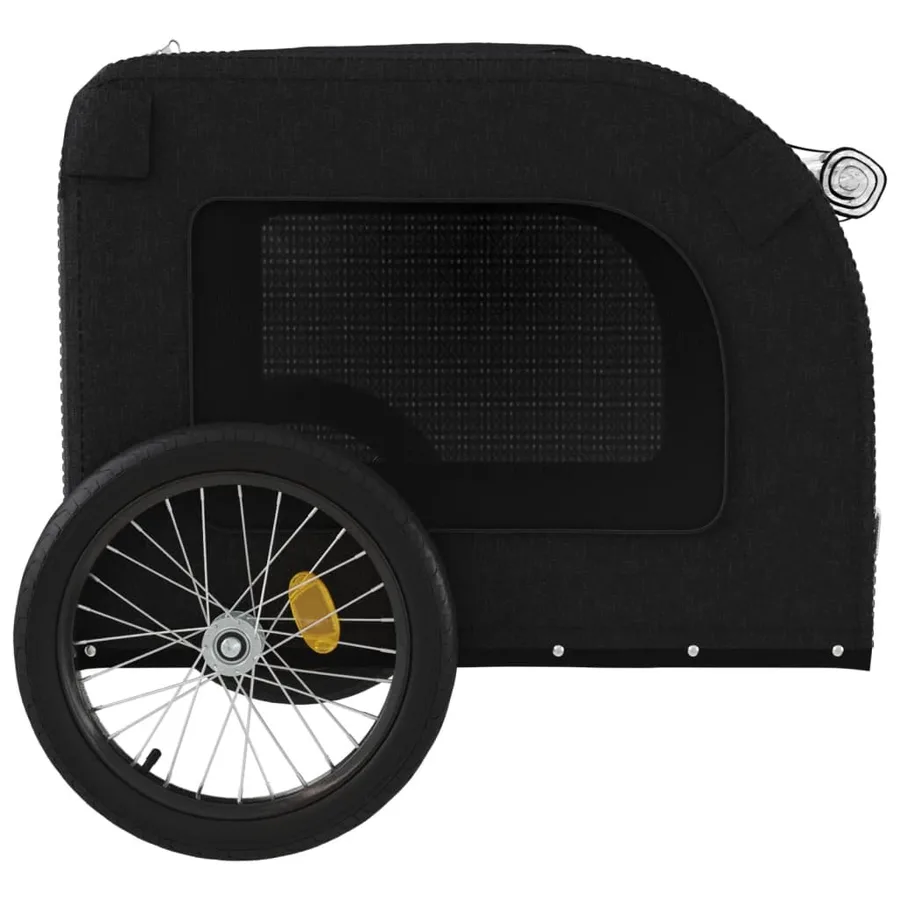Remorque de vélo pour animaux de compagnie noir - 7