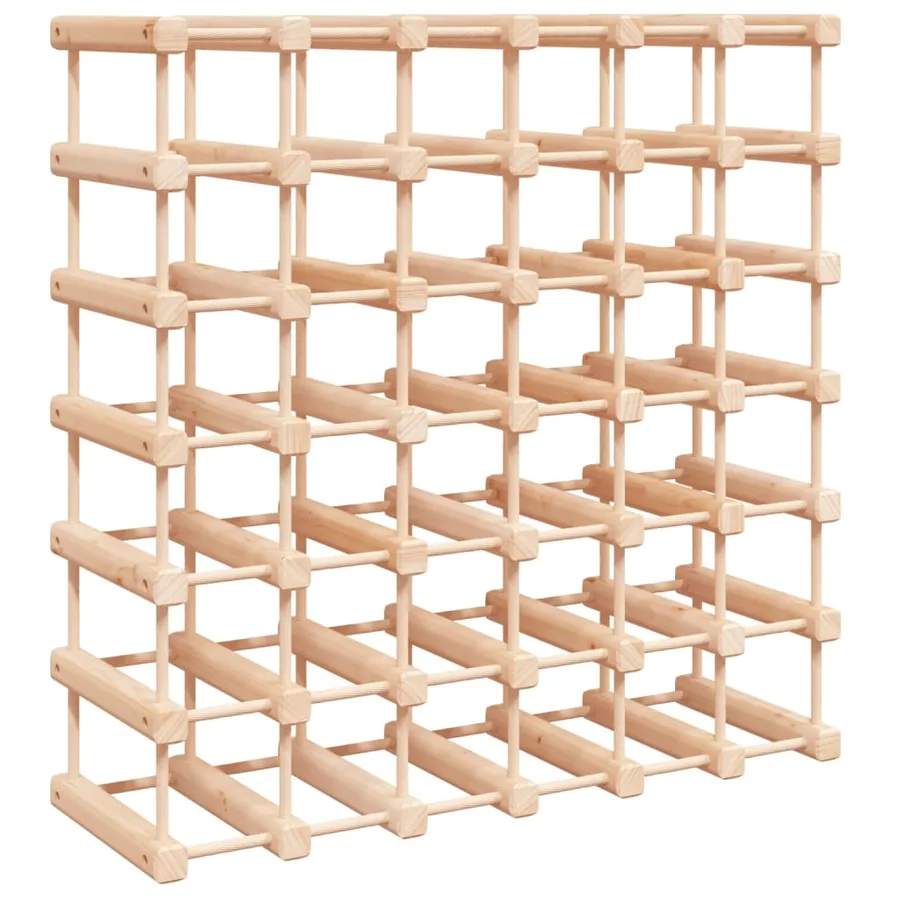 Casier à vin pour 42 bouteilles 68,5x23x68,5 cm pin massif - 5