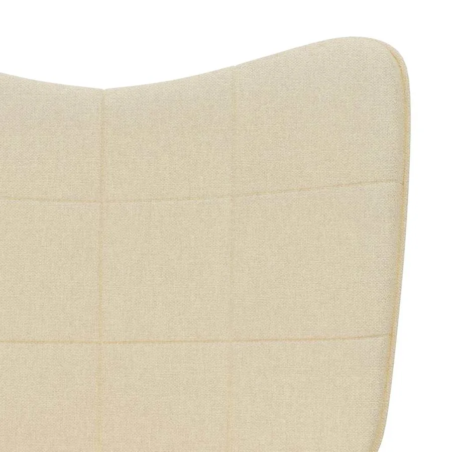 Chaise de relaxation Crème Tissu - 6