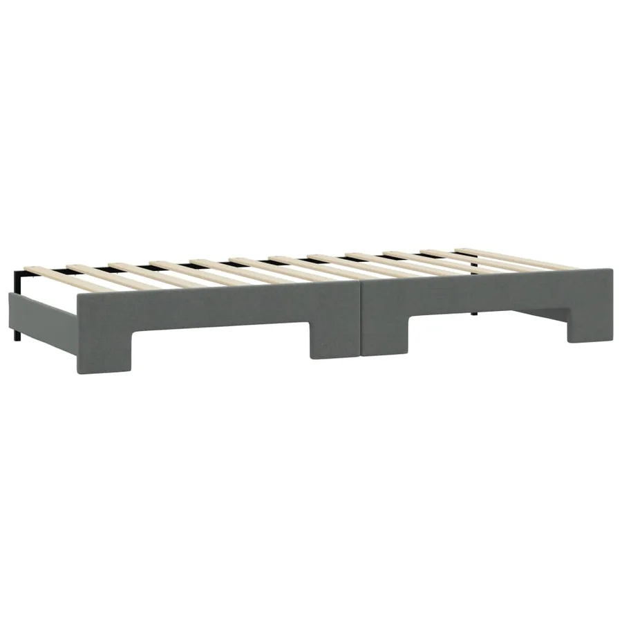 Lit de jour avec gigogne et tiroirs sans matelas 90x200 cm - 8