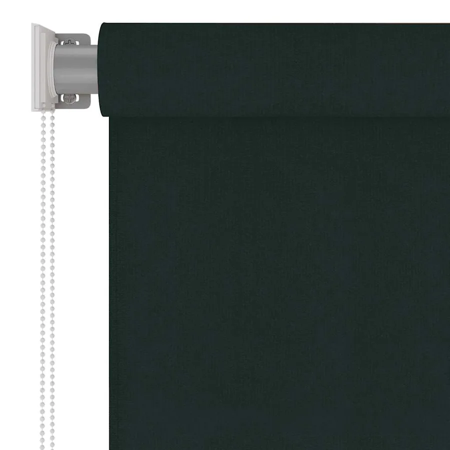 Store roulant d'extérieur 125 (l) x 230 (H) cm vert foncé HDPE - 3