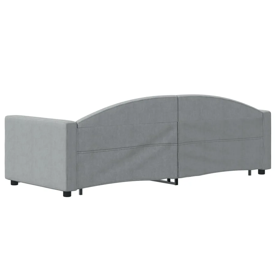 Lit de jour avec gigogne et tiroirs sans matelas 80x200 cm - 5