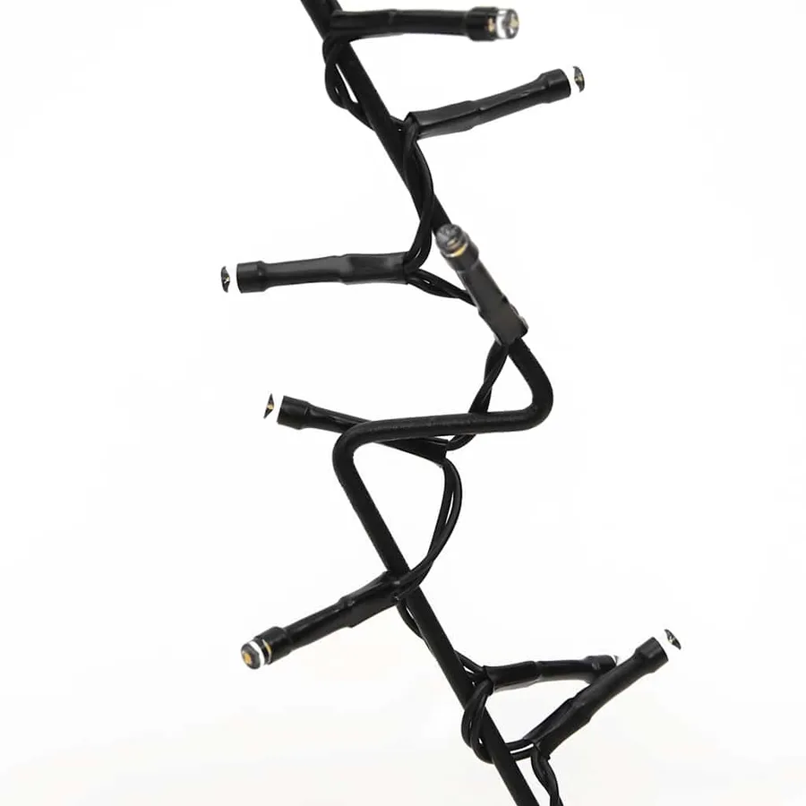 Décoration lumineuse arbre de Noël piquets 3 pcs 50 LED 30 cm - 9