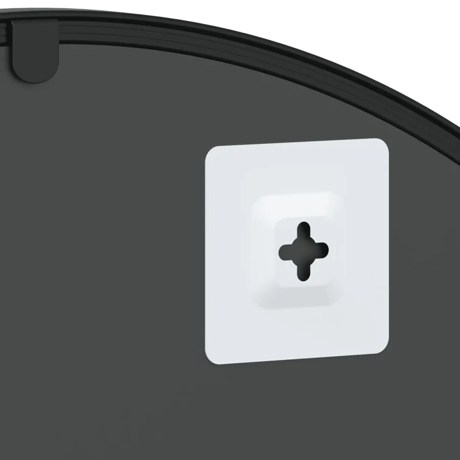 Miroir mural noir 60x130 cm arche fer - 6