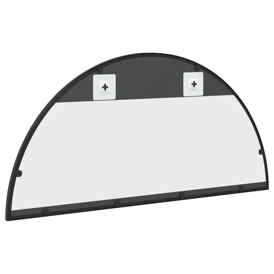 Miroir mural noir 80x40 cm arche fer - 5