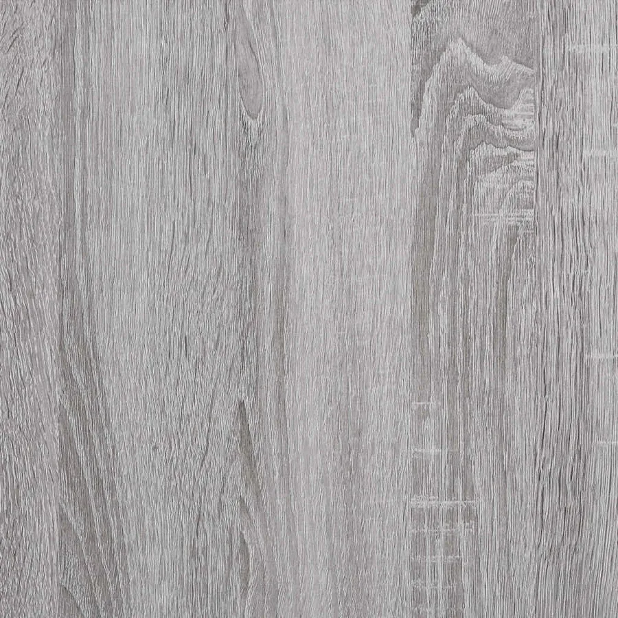 Table console sonoma gris 160x29x75 cm bois d'ingénierie - 8