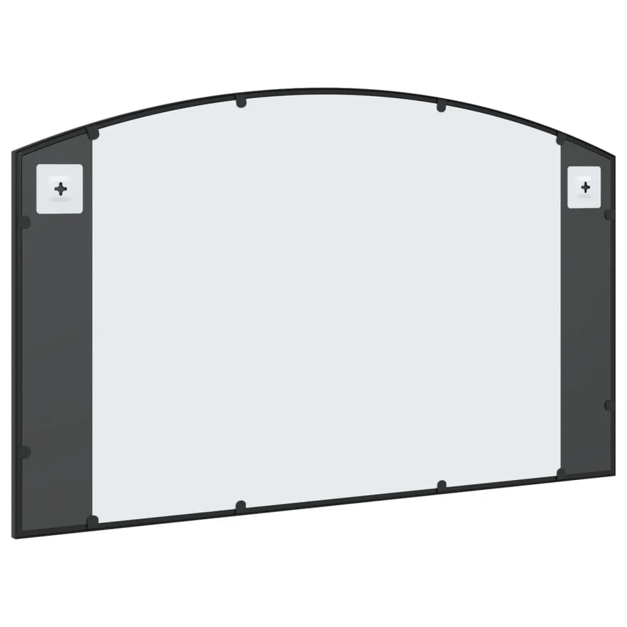 Miroir mural noir 100x60 cm arche fer - 5