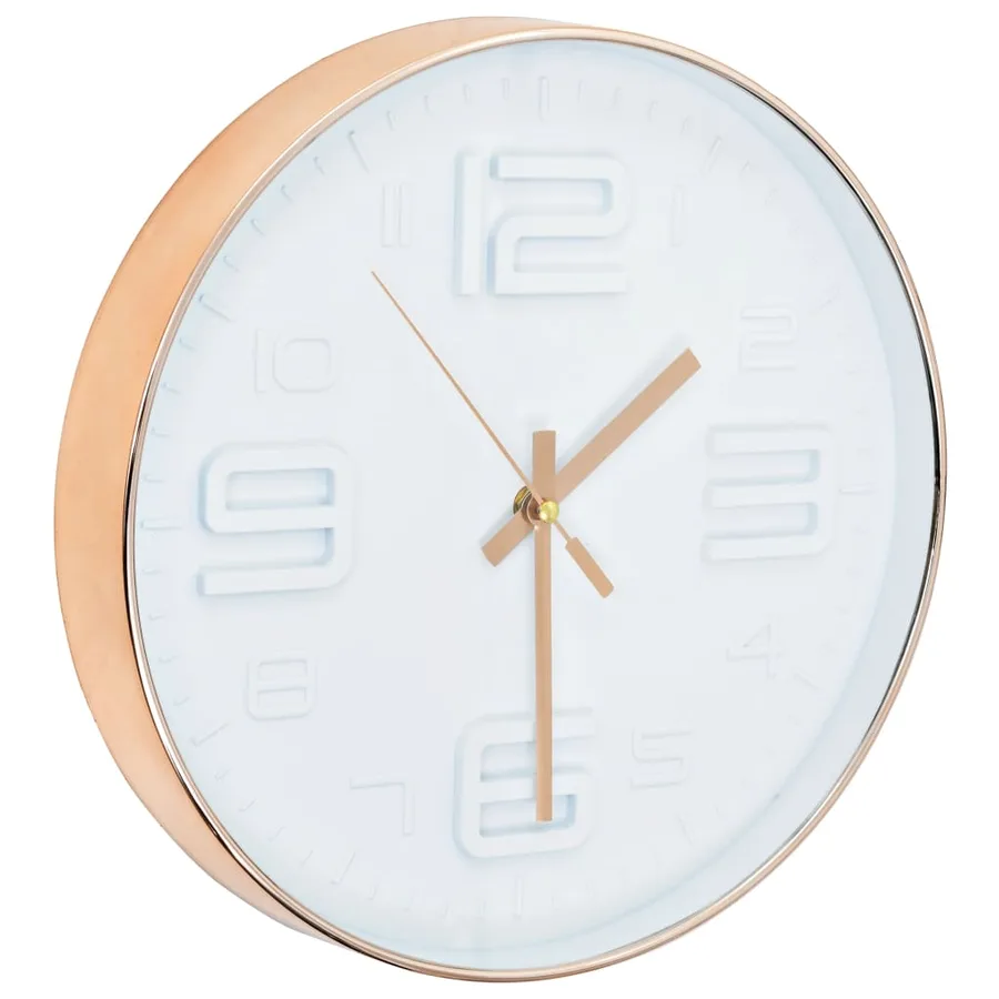 Horloge murale avec aspect de cuivre 30,5 cm - 3