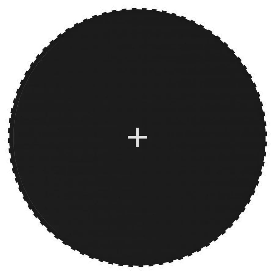 Tapis de saut Tissu Noir pour trampoline rond de 4,27 m