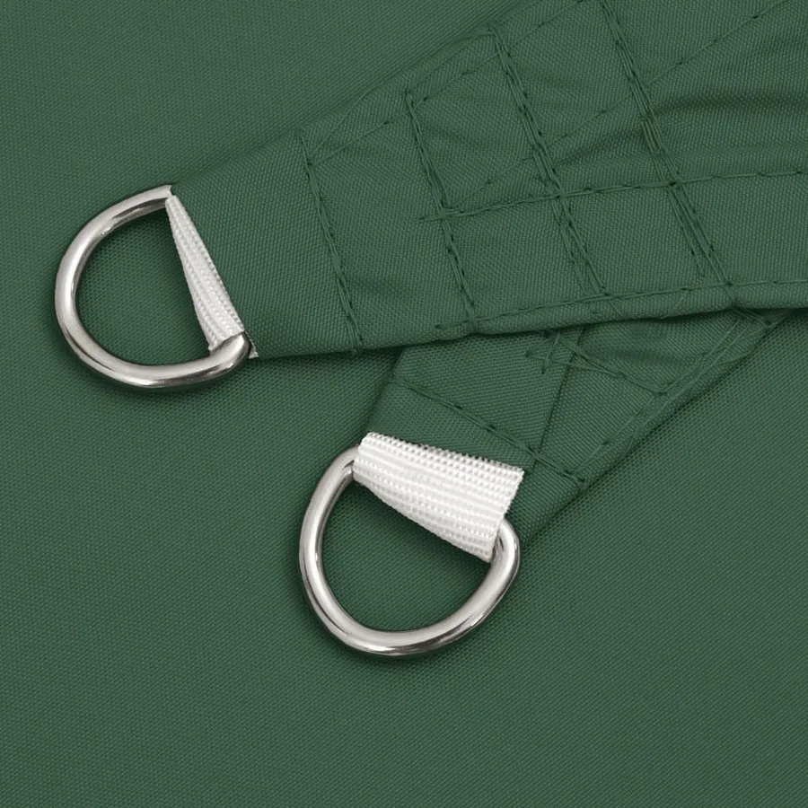 Voile parasol tissu oxford triangulaire 3x3x4,24 m vert foncé - 6