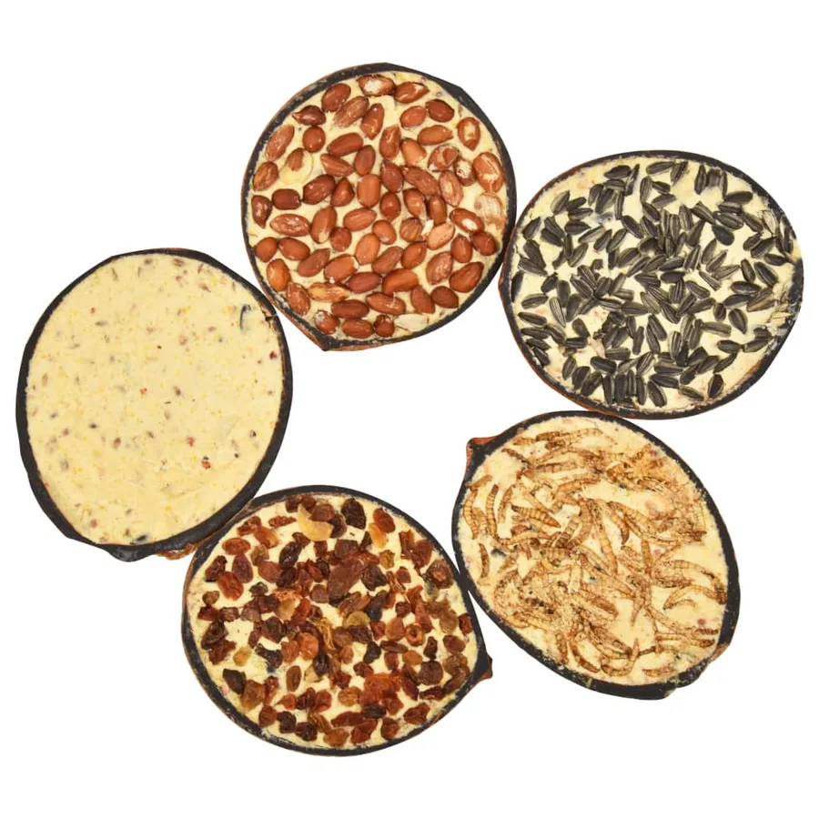 Moitiés de noix de coco de nourriture d'oiseaux 10 pcs 290 g - 2