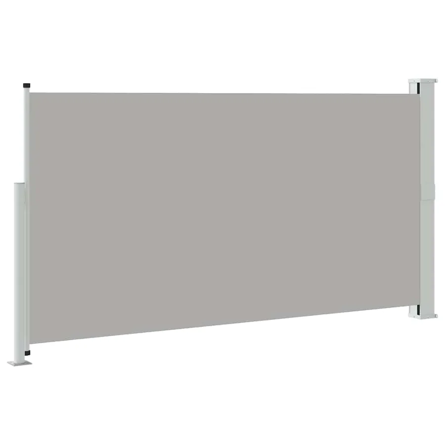 Auvent latéral rétractable de patio 160 x 300 cm Gris - 6