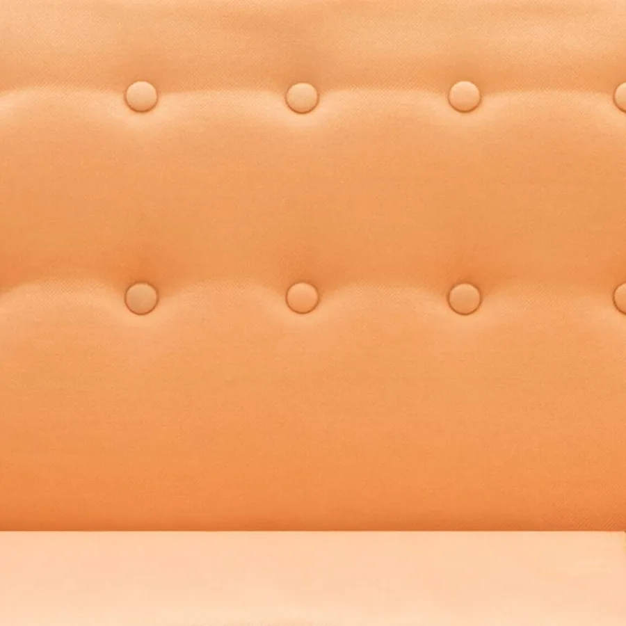 Canapé d'angle revêtement en tissu 171,5x138x81,5 cm orange - 8